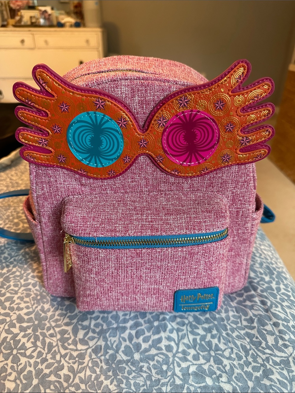 Loungefly Harry Potter Luna Lovegood woven mini backpack NWT